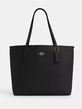 Coach Black City Tote Bag (Large)